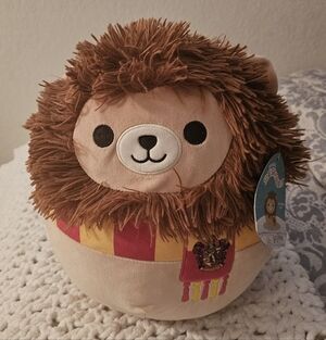 Harry Potter Squishmallow Brown and Tan Plush Lion Toy